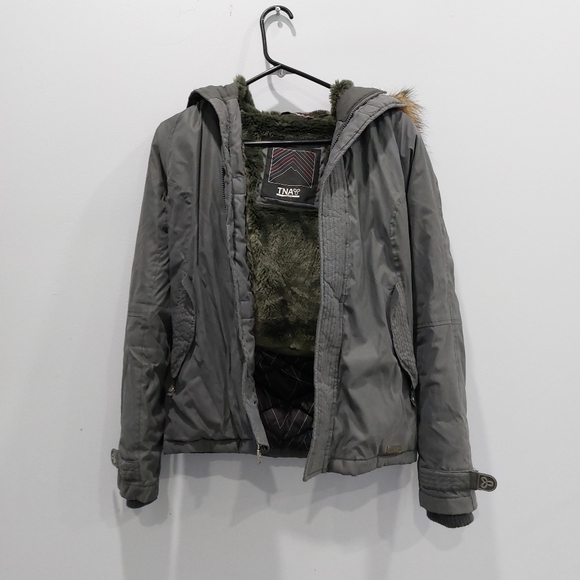 Aritzia Jackets & Blazers - Aritzia TNA Grey Vail Parka Jacket Size XS